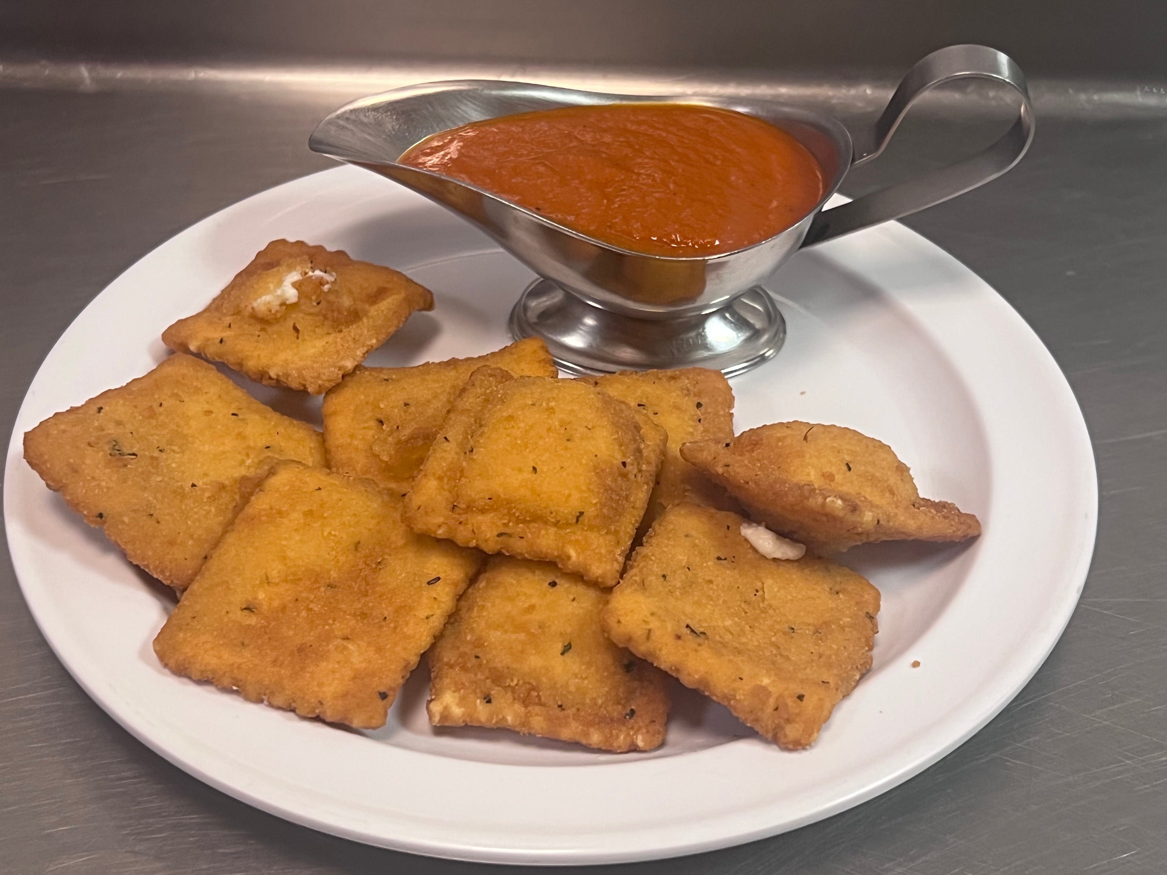 Fried Cheese Ravioli.