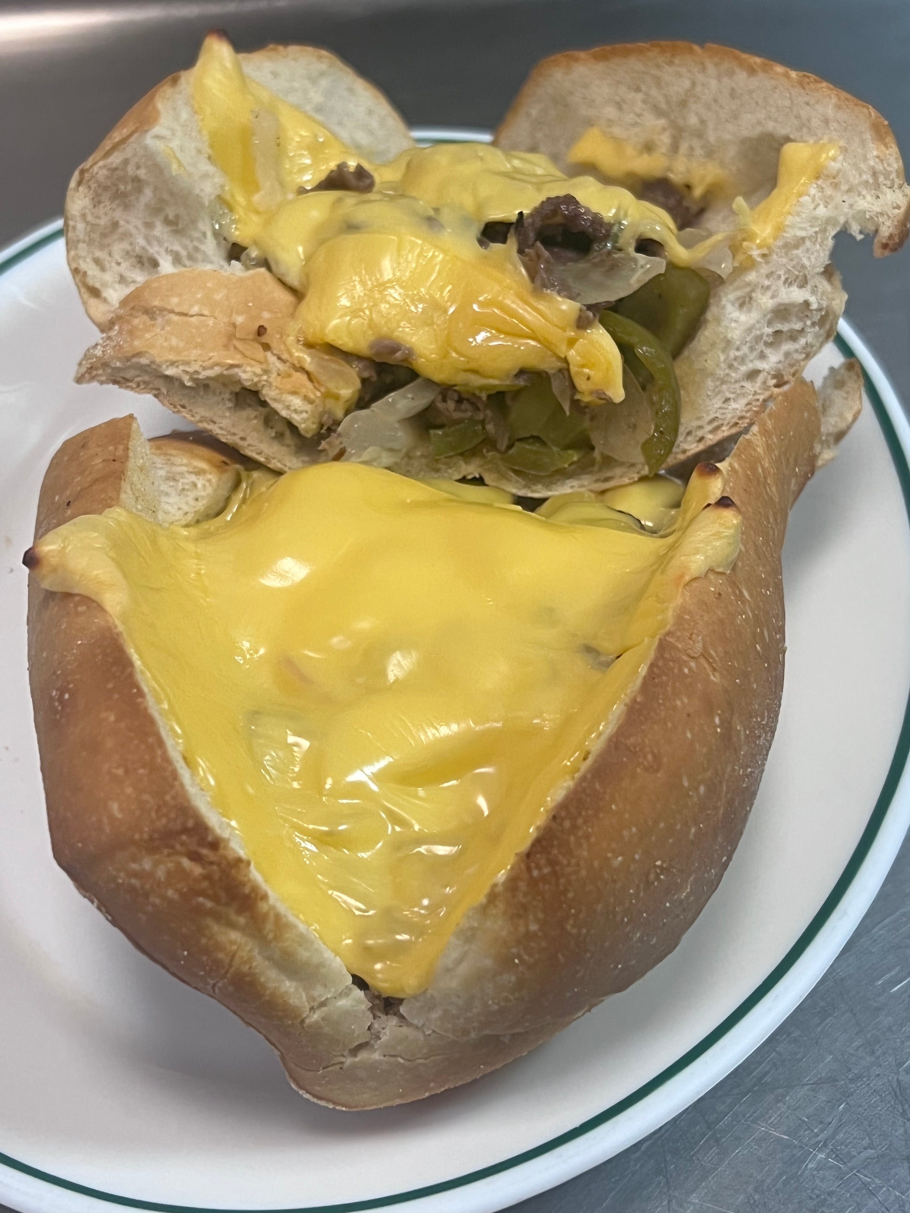 Philly Cheesesteak Hero.