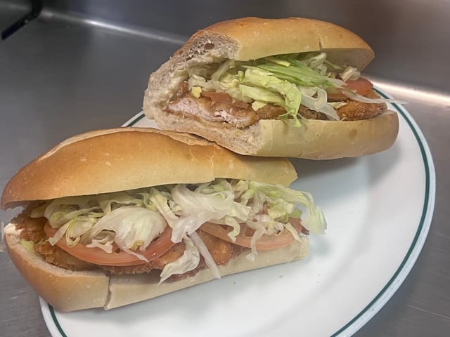 Breaded Chicken Cutlet Hero.