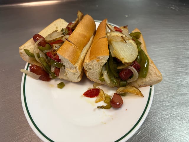Italian Hot Dog.
