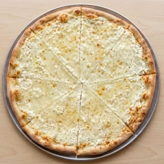 White Pizza Slice